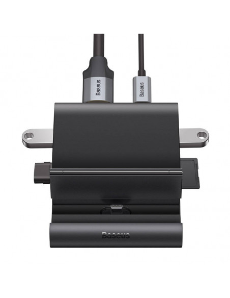 Stacja dokująca, HUB USB-C Baseus Mate Docking Pro do smartfonów, PD, 100W czarna
