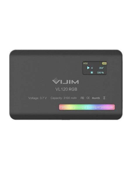 Lampa LED Ulanzi VL120 - RGB, WB (2500 K - 9000 K)