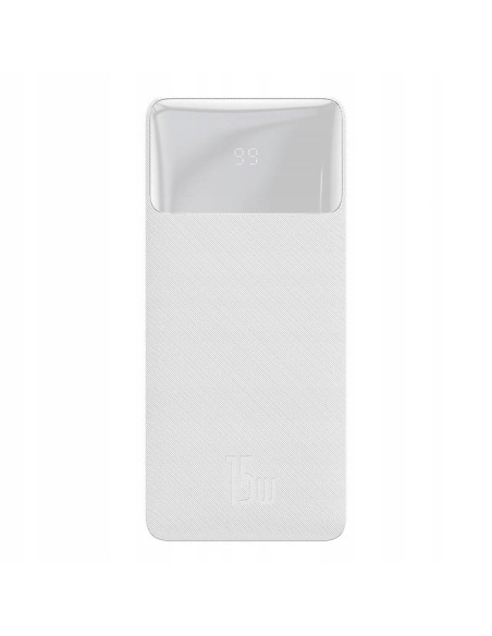 Powerbank Baseus Bipow 30000mAh, 2xUSB, USB-C, 15W biały