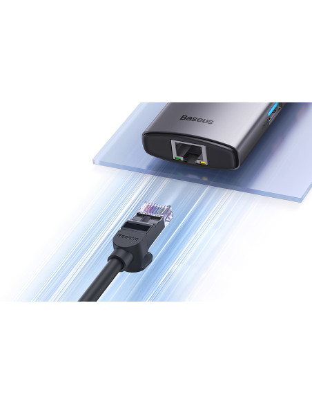 Hub 6w1 Baseus StarJoy Series USB-C HDMI 3xUSB 3.0