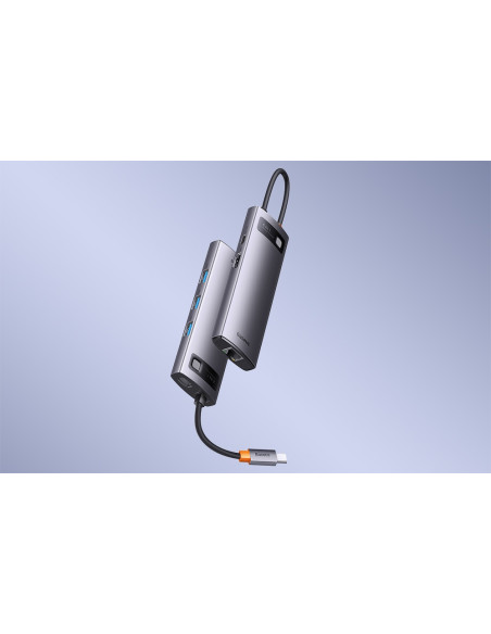 Hub 6w1 Baseus StarJoy Series USB-C HDMI 3xUSB 3.0
