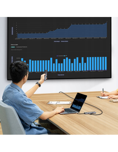 Hub 8w1 Baseus StarJoy Series USB-C HDMI 3xUSB 3.1