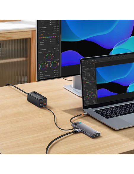 Hub 8w1 Baseus StarJoy Series USB-C HDMI 3xUSB 3.1