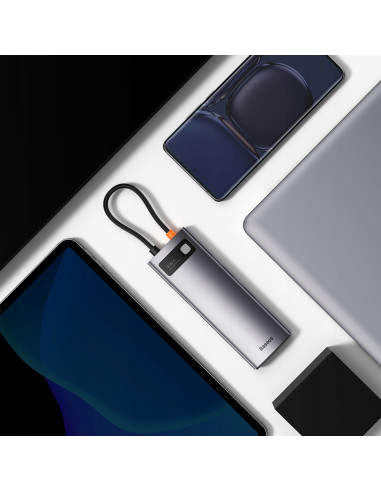 Hub 8w1 Baseus StarJoy Series USB-C HDMI 3xUSB 3.1