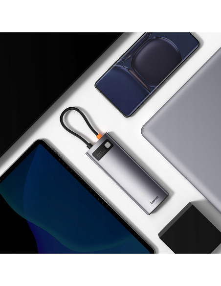 Hub 8w1 Baseus StarJoy Series USB-C HDMI 3xUSB 3.1