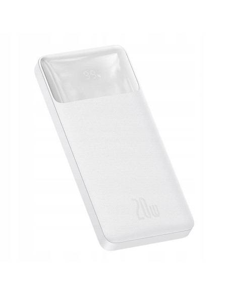 Powerbank Baseus Bipow 10000mA, 2xUSB USB-C 20W biały