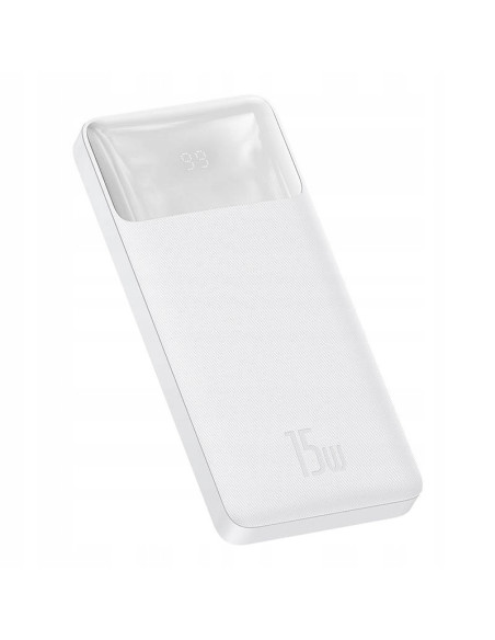 Powerbank Baseus Bipow 10000mAh 2xUSB USB-C 15W biały