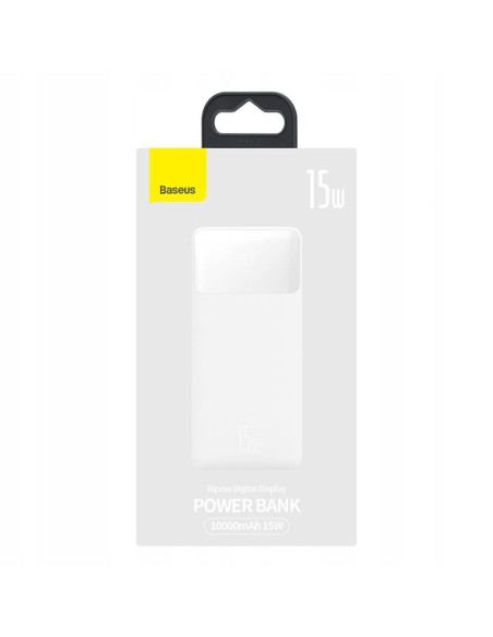Powerbank Baseus Bipow 10000mAh 2xUSB USB-C 15W biały