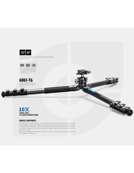 Statyw Leofoto Rapid Ranger LSR-284C+LH-30