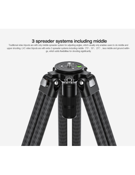 Statyw wideo Leofoto Kingkong LVC-193C+BV-10