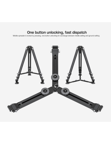 Statyw wideo Leofoto Kingkong LVC-193C+BV-15