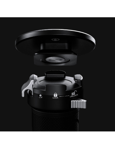 Monopod wideo Leofoto Wan MV-324C+BV-10