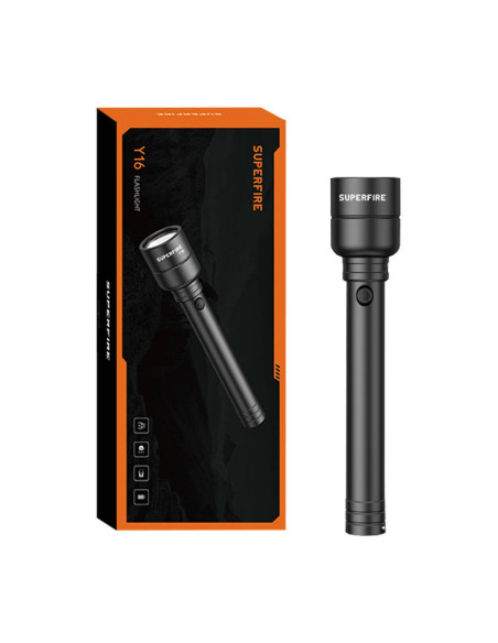 Latarka Superfire Y16, 1700lm, USB-C