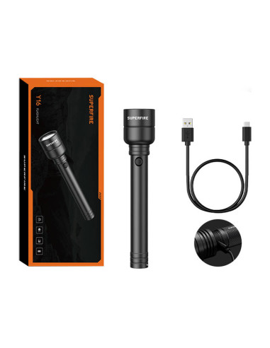 Latarka Superfire Y16, 1700lm, USB-C