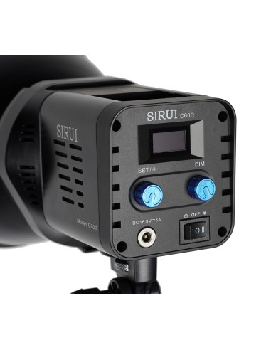 Lampa LED Sirui C60R - RGB, WB (2800 K - 6500 K)