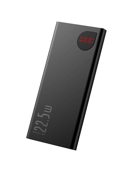 Powerbank Baseus Adaman Metal, 10000mAh, 22.5W czarny