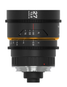 Obiektyw Venus Optics Laowa Nanomorph 27 mm T2,8 1,5X S35 Amber do Arri PL/Canon EF