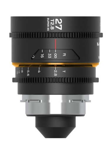 Obiektyw Venus Optics Laowa Nanomorph 27 mm T2,8 1,5X S35 Amber do Arri PL/Canon EF