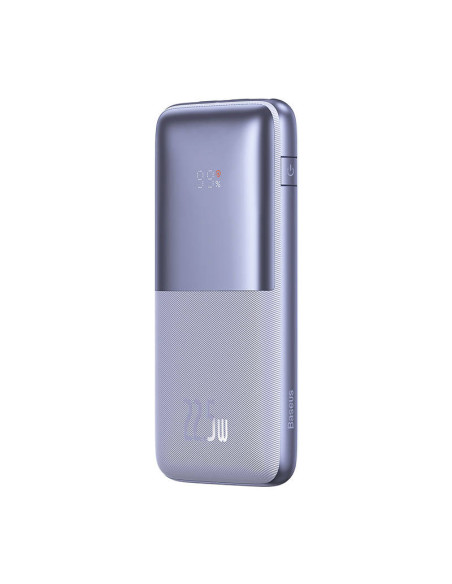 Powerbank Baseus Bipow, 10000mAh,  22.5W fioletowy