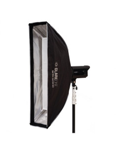 GlareOne Softbox 25x100 PRO - zestaw z gridem 2