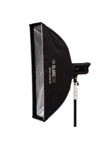 GlareOne Softbox 25x100 PRO - zestaw z gridem