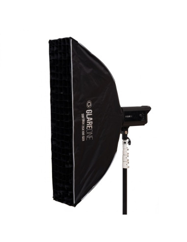 GlareOne Softbox 25x100 PRO - zestaw z gridem