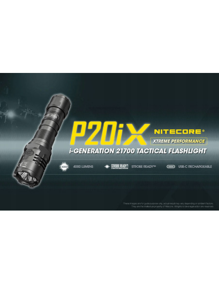 Latarka Nitecore P20iX, 4000lm, USB-C