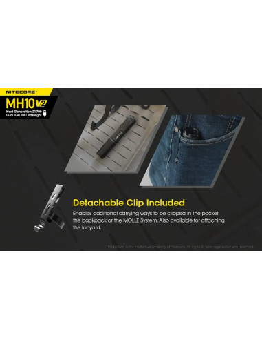 Latarka Nitecore MH10 V2 1200lm