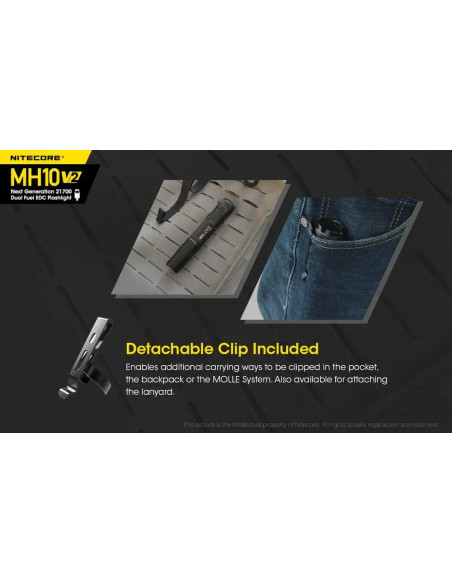 Latarka Nitecore MH10 V2 1200lm