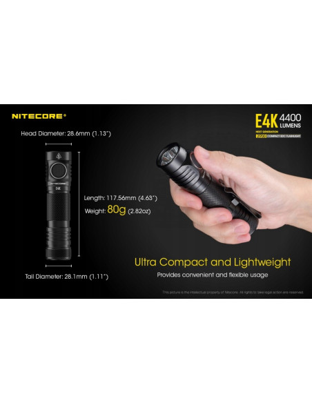 Latarka Nitecore E4K 4400lm