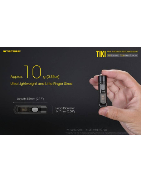 Latarka Nitecore TIKI LE 300lm