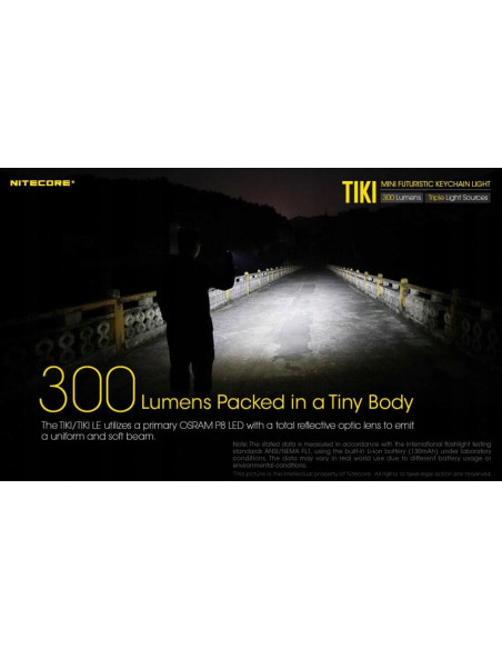 Latarka Nitecore TIKI LE 300lm