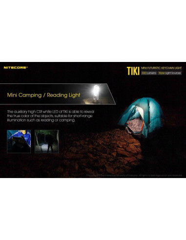 Latarka Nitecore TIKI LE 300lm