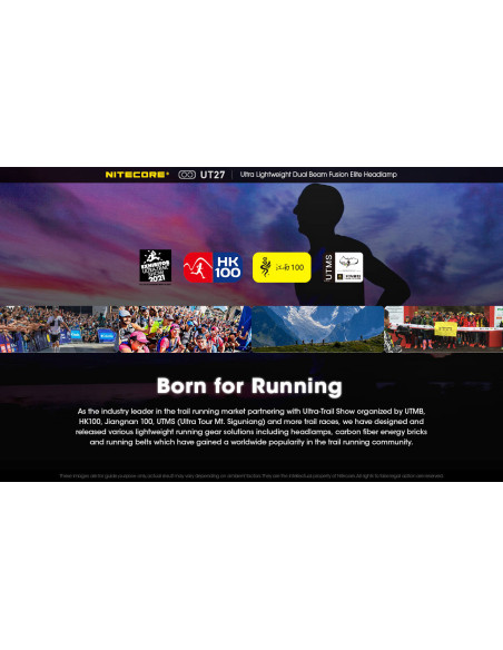 Latarka czołowa Nitecore UT27, 520lm