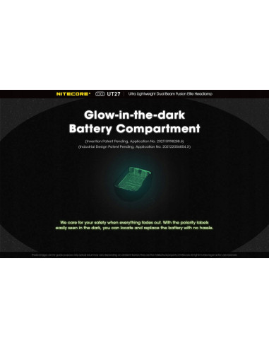 Latarka czołowa Nitecore UT27, 520lm