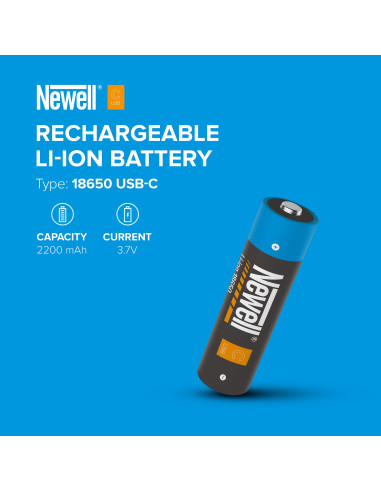 Akumulator Newell 18650 USB-C 2200 mAh