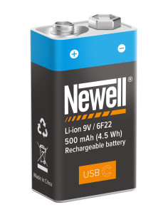Akumulator Newell 9V USB-C 500 mAh