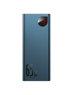 Powerbank Baseus Adaman Metal 20000mAh, PD, QC 3.0, 65W, 2xUSB + USB-C + micro USB niebieski