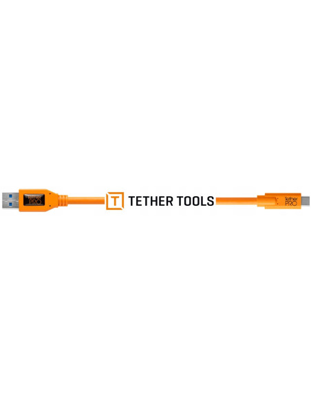 TETHER TOOLS TetherPro USB-A 2.0/Mini-B 5-Pin 4.6m Orange kabel do tetheringu