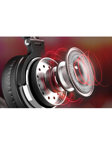 Słuchawki Oneodio Pro10 czerwone