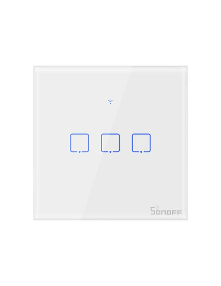Dotykowy włącznik światła WiFi Sonoff T0 EU TX (3-kanałowy)