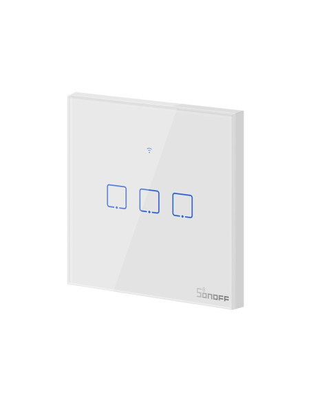 Dotykowy włącznik światła WiFi Sonoff T0 EU TX (3-kanałowy)