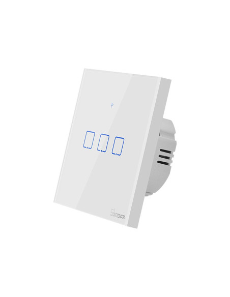 Dotykowy włącznik światła WiFi Sonoff T0 EU TX (3-kanałowy)