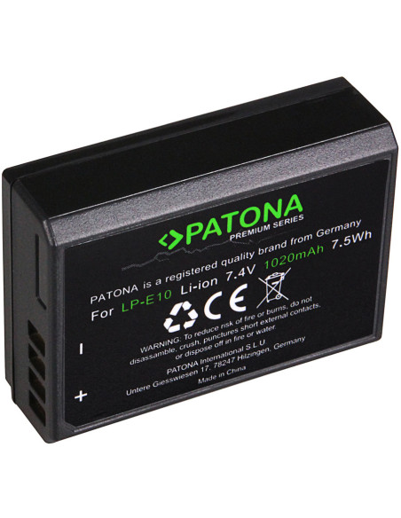 PATONA Premium akumulator Canon LP-E10