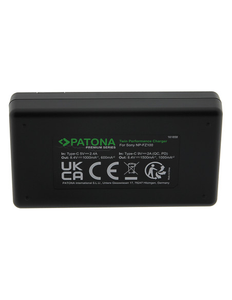 PATONA Twin Performance ładowarka PD do Sony FP-FZ100