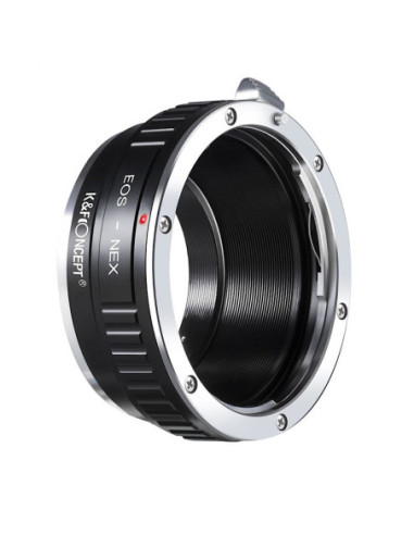 K&F Concept adapter bagnetowy Canon EF [obiektyw] – Sony E-mount [body]