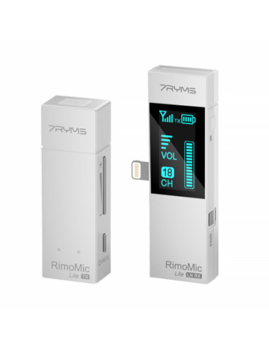 Bezprzewodowy zestaw mikrofonowy 7Ryms RimoMic Lite [iPhone/iPad] biały