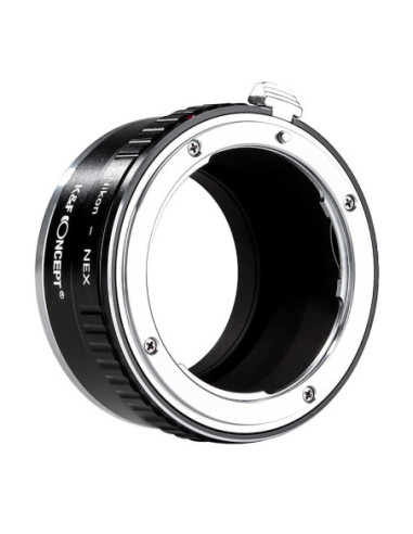K&F Concept II adapter bagnetowy Nikon F [obiektyw] – Sony E-mount [body]