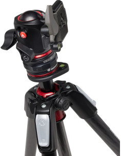 Manfrotto MK055CXPRO4BHQR Statyw 055 Carbon 4sekc. +... 2