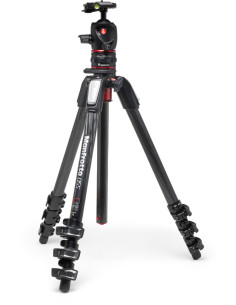 Manfrotto MK055CXPRO4BHQR Statyw 055 Carbon 4sekc. +...